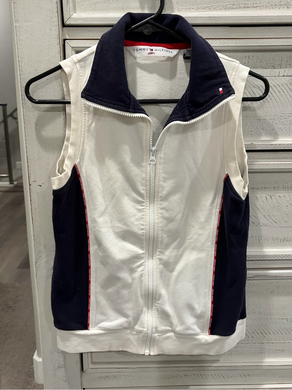 Vintage|  Tommy Hilfiger Jeans Colorblock Full Zip Vest M • Y2K